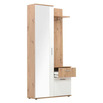 Image de Armoire antichambre JACKY 40 chêne/blanc