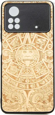Produktbild von Holzhülle Bewood für Xiaomi POCO X4 Pro 5G Aniegre Aztekischer Kalender