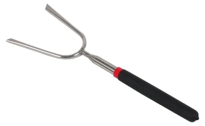 Produktbild von Teleskop-Grillgabel Maße 25-86 cm ausziehbar Spieß Barbecue Lagerfeuer Outdoor