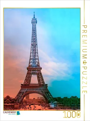 Produktbild von CALVENDO Puzzle Paris, Eiffelturm | 1000 Teile Lege-Größe 64x48cm Foto-Puzzle für glückliche Stunden