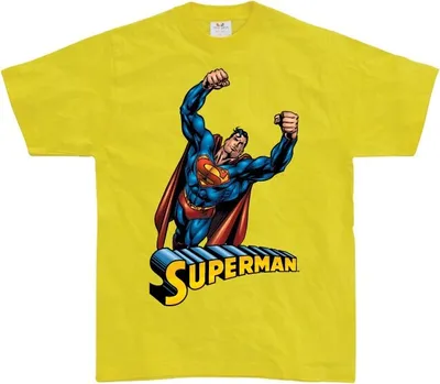 Produktbild von Superman Flying T-Shirt - Medium - Yellow