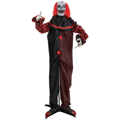 Produktbild von EUROPALMS Halloween Figur Pop-Up Clown, animiert, 180cm