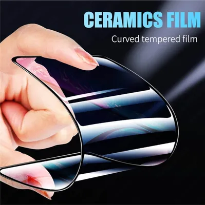 Produktbild von Für Samsung Galaxy A21s A217F 2.5 D H9 Full Ceramics Folie Schwarz Schutz Hülle