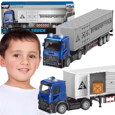 Produktbild von Woopie Container Truck mit Licht- und Soundeffekten!