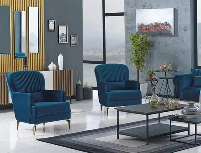 Image de Hôtel Meubles Loung Club Fauteuil Design Cinéma Lobby Meubles 2pcs Set Vert
