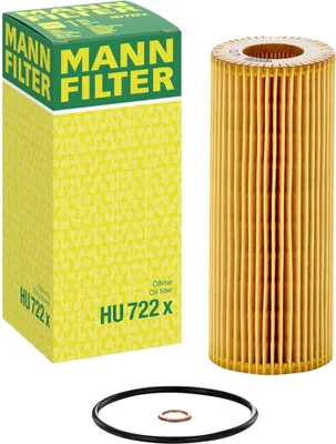 Produktbild von Ölfilter MANN-FILTER HU 722 x Filtereinsatz für AUDI A6 Avant (4F5, C6) A6 Limousine (4F2, C6) für BMW 3 Touring (E91) 3 Limousine (E90) 3 Limousine