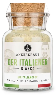 Produktbild von Der Italiener Bianco by Fitaliancook, 100g im Korkenglas