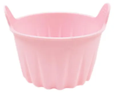 Produktbild von Silikon-Backförmchen für Muffins, lebensmittelecht, antihaftbeschichtet, für Cupcakes, Muffins und Süßigkeiten, wiederverwendbare Kuchenförmchen und Halter für Partys