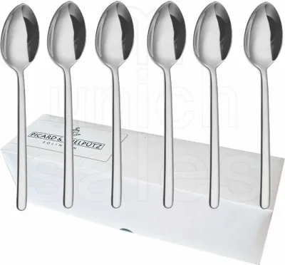 Produktbild von Picard & Wielpütz - 12 Espresso / Moccalöffel - Serie Ventura - Edelstahl - poliert - spülmaschinenfest, Size:6 Stück