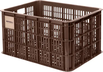 Produktbild von Basil Fahrradkorb Crate , braun, L