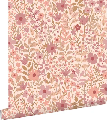 Produktbild von ESTAhome Tapete Blumen Rosa und Lila 50 x 900 cm