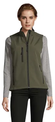 Produktbild von SOLS - "Rallye" Weste für Damen Ärmellos LT1838 (XL) (Army-Grün)