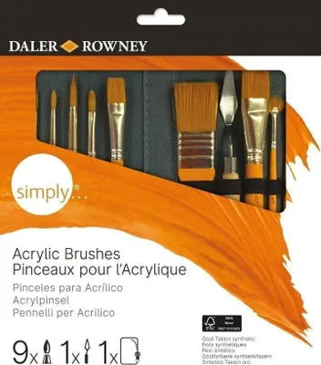 Productafbeelding van Daler Rowney Simply Sada penselen, 10 stuks