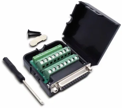 Obrázek produktu pro QUADRIOS, 2010C259, modulární sada USB, D-Sub, zásuvka, horizontální instalace, počet pólů 25