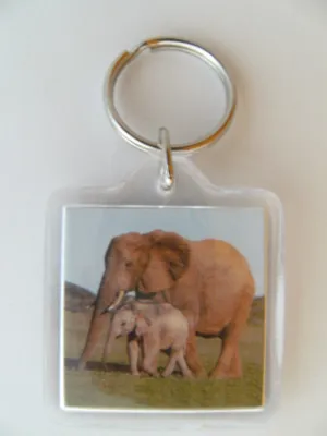 Produktbild von Schlüsselanhänger Elefant, Tiere Tier Schlüsselring Rucksackanhänger Elefanten