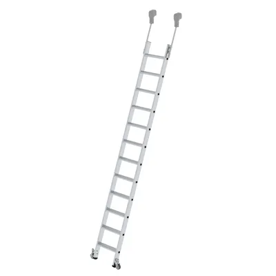 Produktbild von MUNK Aluminium-Regalleiter fahrbar 12 Stufen