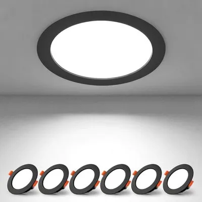 Zdjęcie produktu dla Reflektor LED wpuszczany 230V 7W 700LM do zabudowy łazienkowy IP44 zestaw 6