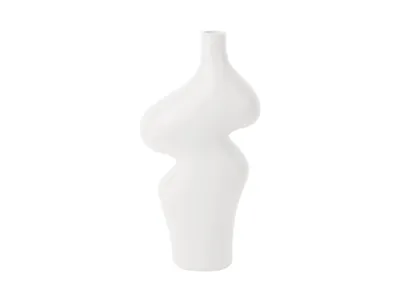 Produktbild von Present Time - Vase Organic Curves Large - Weiß