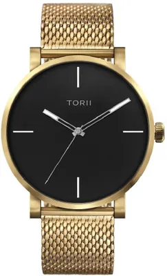 Produktbild von Herrenuhr TORII G45GG.B5 in klassischem Gold, geeignet zum Schwimmen.
