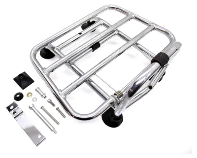 Produktbild von Klappbarer Chrom-Gepäckträger für die Vespa Primavera Sprint 50 125 150 (ab 2013)