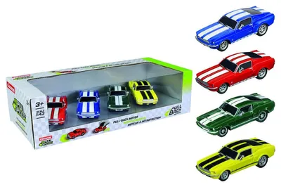 Zdjęcie produktu dla Carrera Ford Mustang '67 Pack of 4 1:43