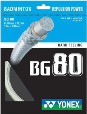 Produktbild von Yonex Bg 80 10 M Badminton Einzelsaite Weiß 0.68 mm Weiß 0.68 mm