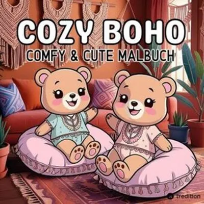 Produktbild von Boho Malbuch - Cozy Malbuch für Erwachsene Cute & Chill
