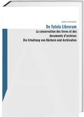 Obrázek produktu pro De tutela librorum