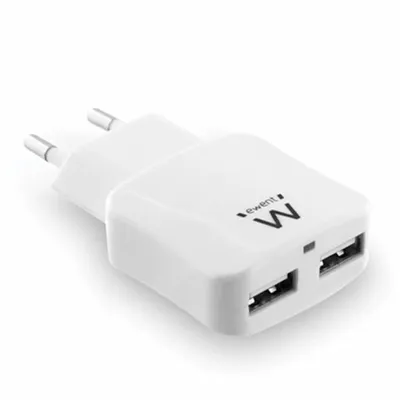 Immagine prodotto di Ewent Caricatore intelligente USB a 2 porte 2,4 A Bianco