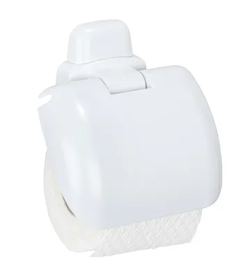 Obrázek produktu pro WENKO Držák toaletního papíru PURE s víkem Rolls Guest WC Koupelnové doplňky