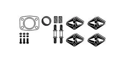 Produktbild von HJS 82 12 2008 Montagesatz Auspuffanlage Abgasanlage für BMW 3 Touring (E91) 3 Limousine (E90)