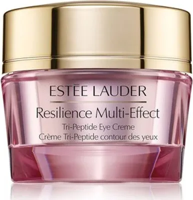 A product shot of an Estee Lauder eye cream jar.