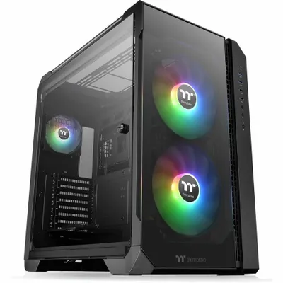 Produktbild von Thermaltake View 51 TG ARGB, Midi Tower, PC, Schwarz, ATX, EATX, micro ATX, Mini-ITX, Stahl, Gaming