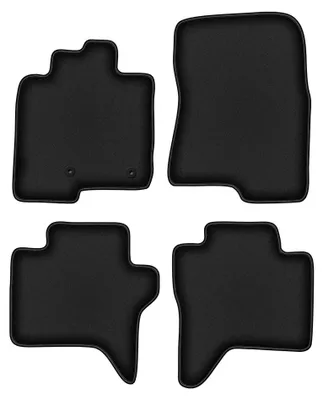 Productafbeelding van Velours automatten voor Mitsubishi Pajero IV 2006-2018 – 4-delig, zwart, op maat – Wielganizator DURBAN