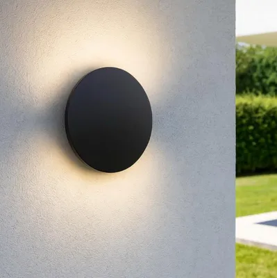 Obrázok produktu pre Moderné nástenné svietidlo Punto Aluminium Black Led 12W 3000K Ip54