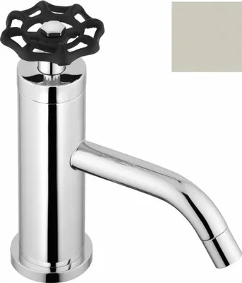 Produktbild von INDUSTRY Waschtischarmatur ohne Ablaufgarnitur, Höhe 162 mm, Nickel/schwarz