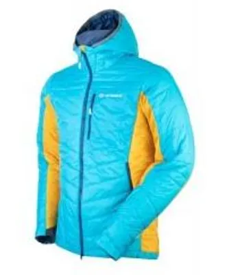 Produktbild von Sir Joseph Lotus Hooded Man tyrkys/yellow M; Modrá bunda
