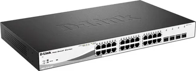 Produktbild von D-Link DGS-1210-28P 28-Port Layer2 PoE Gigabit Smart Managed Switch