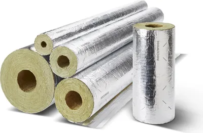 Produktbild von ROCKWOOL Heizungsrohrschale 800 089/50, L:1000mm, A2