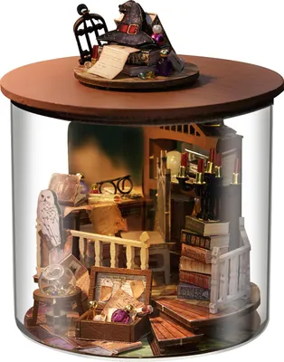 Image de Bouteille de rêve maison magique - Kit de bricolage 3D, objet de décoration - Pour la maison, cadeau & objet de collection
