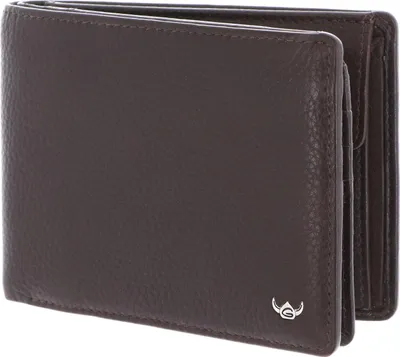 Produktbild von Golden Head Leder Geldbörse Capri RFID Protect Scheintasche mit Geheimfach 1159 Dunkelbraun