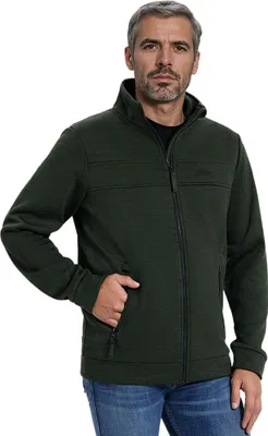 Produktbild von Kjelvik Herren Strickjacke Wilco Gr.M grün Strickfleecejacke