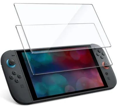 Produktbild von Schutzfolie für Nintendo Switch 2 2025, 9H Gehärtetes Glas, Anti-Kratzer, HD Klar, 2 Stück