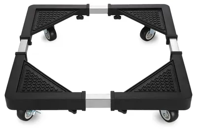 Waschmaschinenständer mit Rollen, 40-66 cm, verstellbar