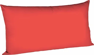 Produktbild von fleuresse Mako Satin Kissenbezug Colours Uni 40x80 cm Kirsch
