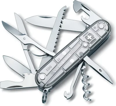 Immagine prodotto di Victorinox Huntsman 91 mm argento trasparente Blister