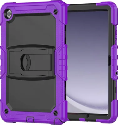 Immagine prodotto di Custodia per iPad 9,7" con supporto e tracolla viola