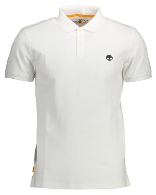 Image de Timberland Polo pour homme, blanc TB0A2BS1_FA40727_BIANCO100 : Taille - M Taille : M