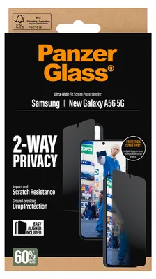 Produktbild von PanzerGlass Privacy Displayschutz Samsung Galaxy A57 Ultra-Wide Fit EasyAligner