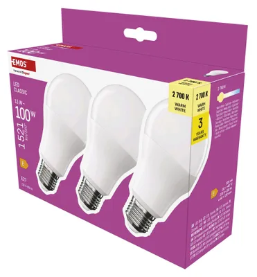 LED žárovka Classic A60 / E27 / 13 W (100 W) / 1521 lm / teplá bílá